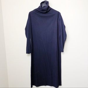 turtleneck long sleeve renewal dress